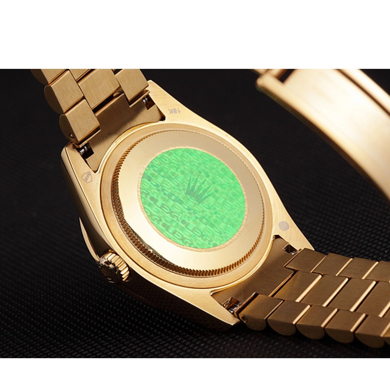 AAA replica watch Yellow Gold-srl184 Diamonds 621614 Swiss Rolex Day-Date 0604